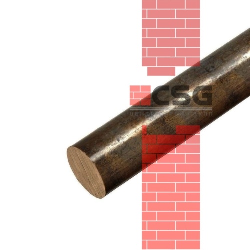 Круг бронзовый 120 прес, марка БрАЖ9-4