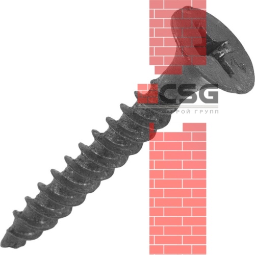 Саморез кровельный 6.3x70 RAL 7024 по металлу, кг (15кг) арт.1242617 