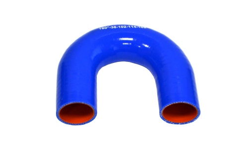 Патрубок силиконовый U-образный Ф 38 мм L=102х114х102 мм, 180°