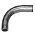 Отвод стальной гнутый однорезьбовой оцинк Ду20 (Дн26,8х2,5) из труб по ГОСТ 3262-75 арт.1211388