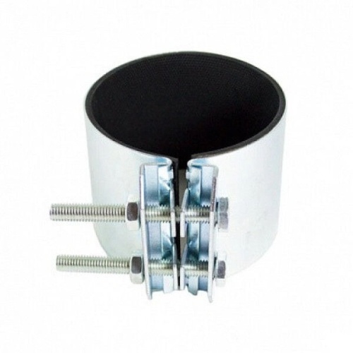 Хомут ремонтный односторонний сталь оц Краб Ду 50 (Дн 57-67) L=70мм Сансфера 17006 арт.1221273